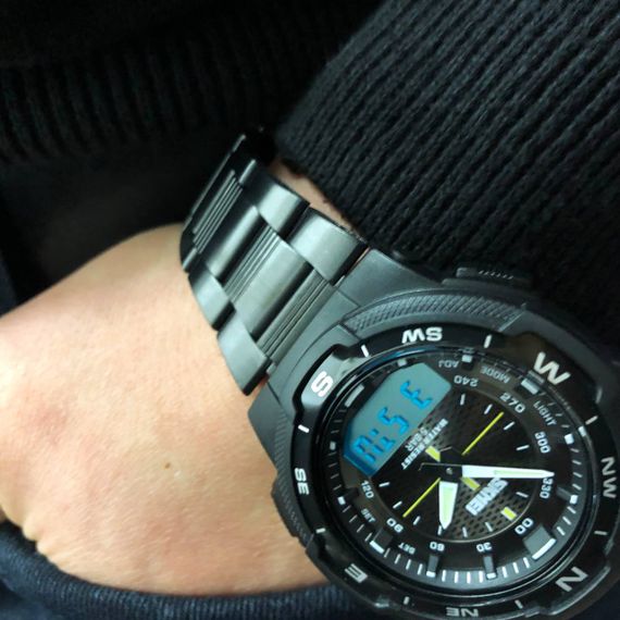 Часы мужские для плавания SKMEI 1370BKWT, Часы для военных и отдыха Мужские тактические военные IY-23 | Зображення 3