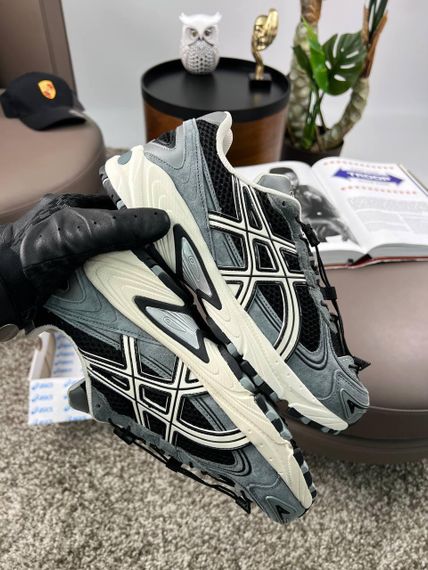 Чоловічі кросівки ASICS Gel-Kahana TR V4 Grey Black White (замша , текстиль) весна / літо / осінь 46 28.5 - 29 см | Зображення 6