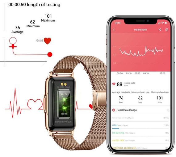 Smart Mioband Nano+ Pink, 2 ремешка | Зображення 5