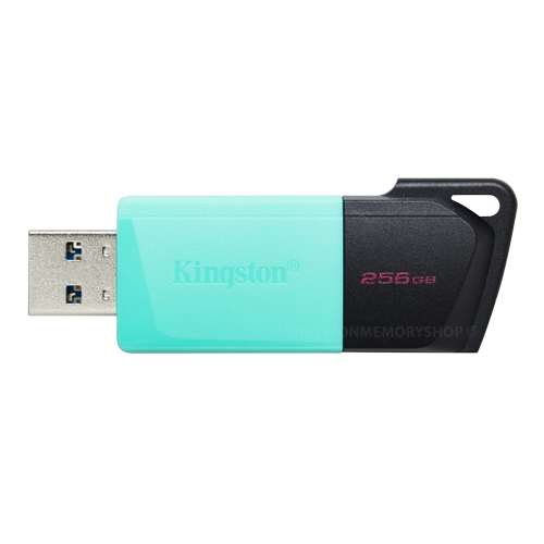 Флешка 256Гб USB 3.2 чорний/бірюзовий DT Exodia M Kingston | Зображення 1