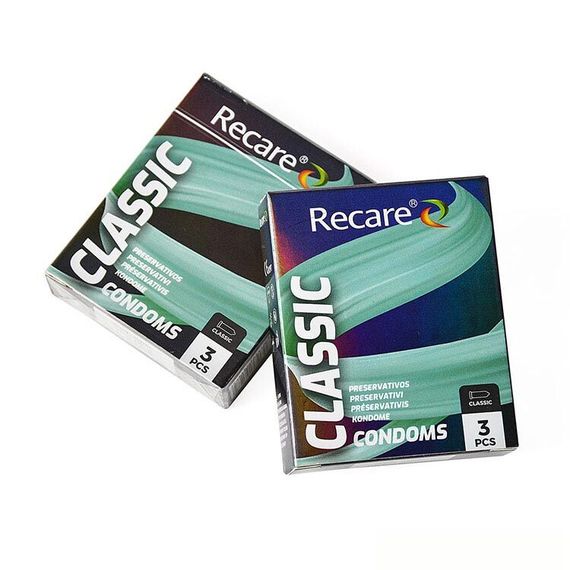 Презервативы Holographic Recare Classic Condoms 3 шт, классические | Зображення 2