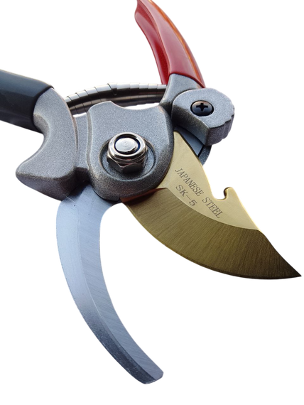 Секатор садовий Uatool "Пелікан" 200мм, лезо з покриттям із нітриду титану, японська сталь SK5 | Зображення 3