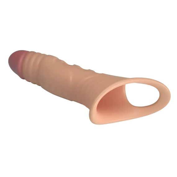 Удлиняющая насадка с вибростимуляцией ( на 4 см ) Pretty Love - Penis Sleeve, BI-026241Z Sex Aura | Зображення 4