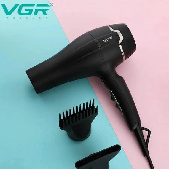 Професійний фен VGR V-450 для сушіння укладання волосся 2400 Вт MA-680 режим Turbo | Зображення 3