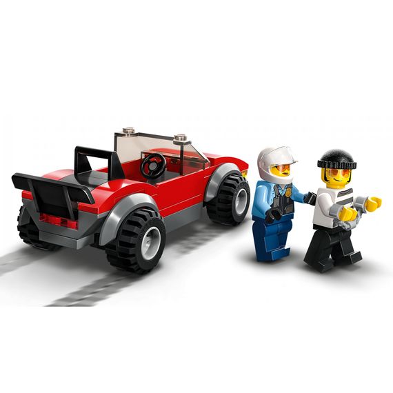 Конструктор LEGO City Переслідування автомобіля на поліцейському мотоциклі (60392) | Зображення 4