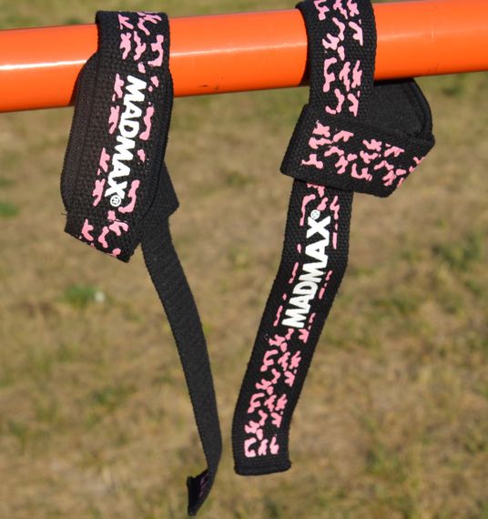 Лямки для тяги Мадмакс Camo Power Wrist Straps Camo/Pink | Зображення 8
