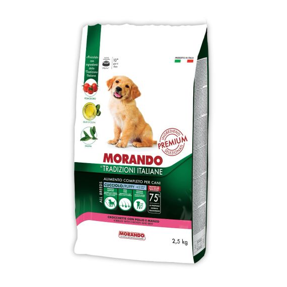 Сухий корм для цуценят з куркою Morando Tradizioni Puppy, 2.5 кг