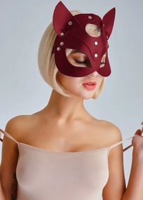 Маска кішки MILLARICCI Kitten Бордовий ONE SIZE