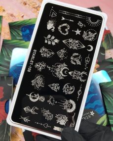 Пластина 158 для стемпинга Starlet Professional (12х6см)