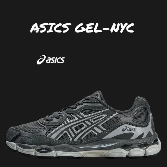 Мужские кроссовки  ASICS Gel-NYC Grey весна / осень A3488 | Зображення 3