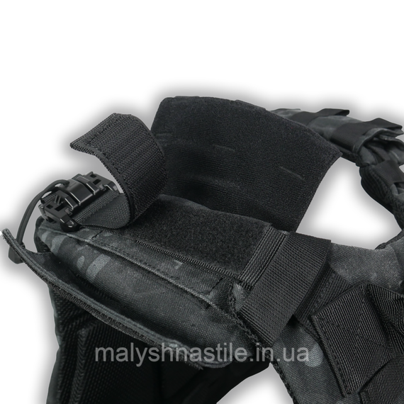 Бронежилет Militex Modular X-1 (Збільшена площа захисту) Black multicam | Зображення 9