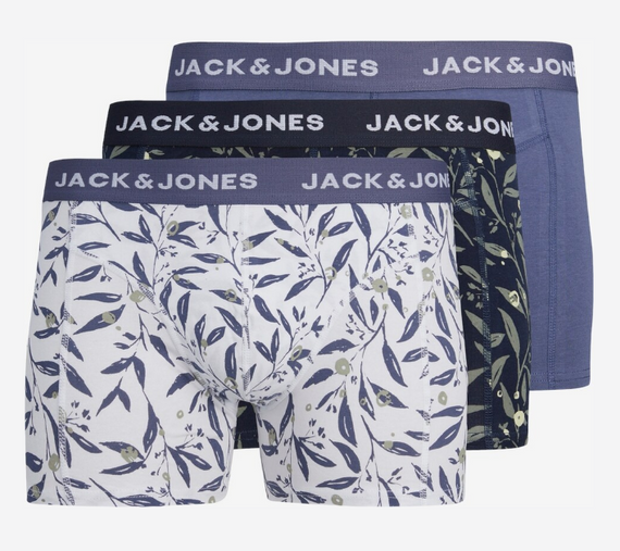 Набір чоловічих трусів боксерів Jack & Jones ADDITIONAL 3 шт в наборі