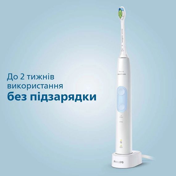 Електрична зубна щітка Philips Sonicare HX6839/28 Protective Clean (серія 4500) White | Зображення 7