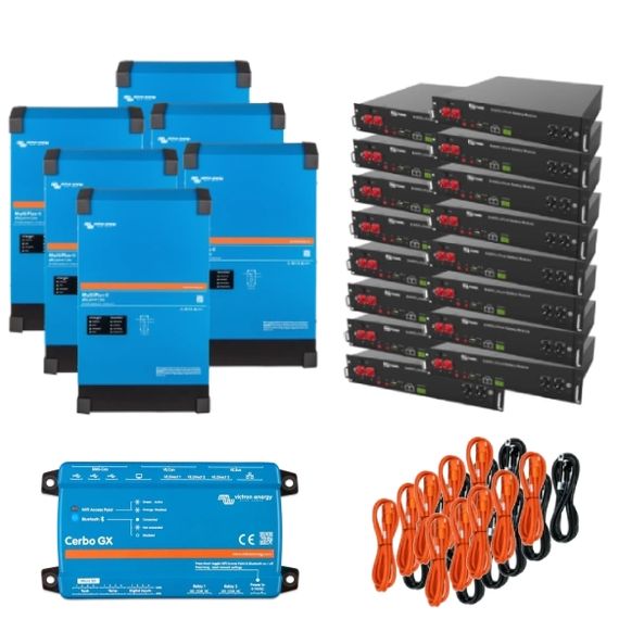 VictronEnergy MultiPlus-II + Dyness 24кВт 48кВт•ч Система безперебійного живлення трифазна