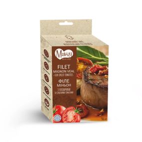 Ласощі для собак від 3-х місяців Mavsy Freeze dried FILET MIGNON BEEF WITH SUNDRIED TOMATOES філе міньон з яловичини та сушеними т