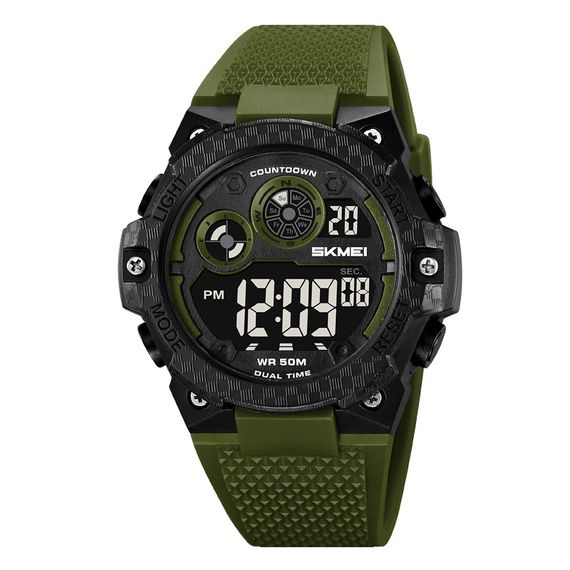 Спортивний чоловічий годинник Skmei 2337AG Army Green