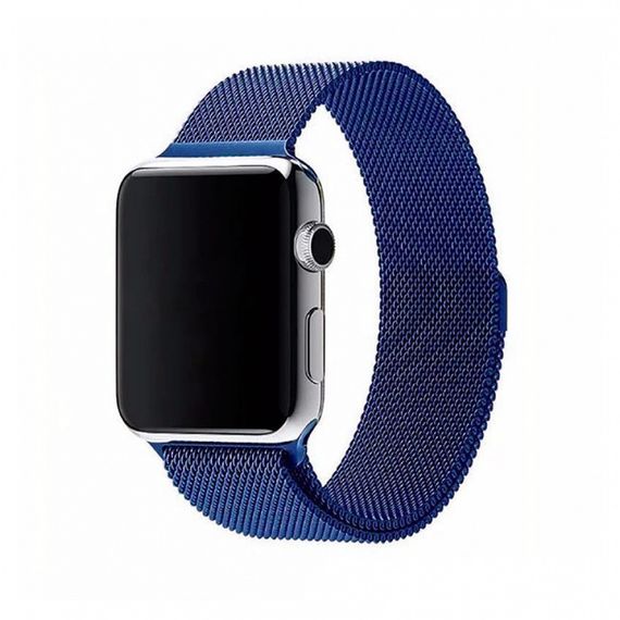 Ремешок Apple Watch Milanese Loop 38/40/41 mm, ремешок для часов apple, ремешок магнитный для смарт часов purple | Зображення 2