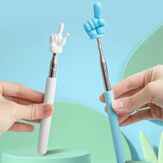 Указка для вчителя, телескопічна портативна указка-тикалка, паличка Пікмі для дітей | Зображення 6