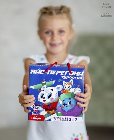 Настольная игра "Айс гонки"  LG2047-53 украинский язык | Зображення 3