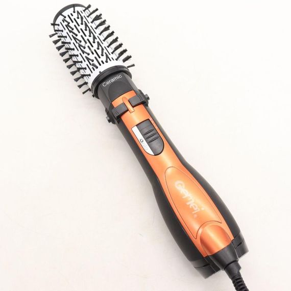 Фен-щітка для волосся, що обертається 3в1 Gemei GM-4828 / Фен-браш для укладання волосся з насадками | Зображення 2