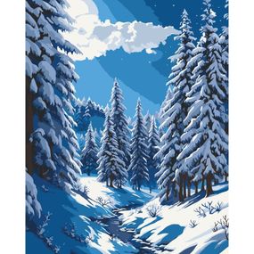 Картина по номерам "Зимняя сказка" 11060-AC 40х50 см