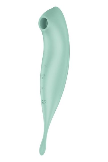 Вакуумний вібратор Satisfyer Twirling Pro+ Mint | Зображення 1