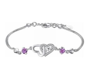 Жіночий браслет Primolux Love на руку - Purple