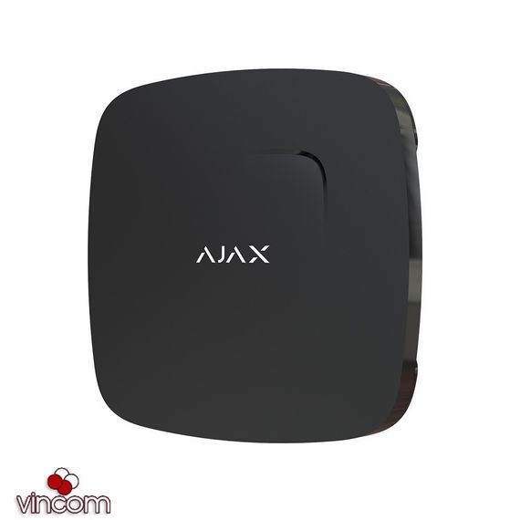 Беспроводной датчик детектирования дыма Ajax FireProtect black | Зображення 2