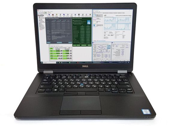 Ультрабук Б-клас Dell Latitude E5470 / 14" (1920x1080) TN / Intel Core i5-6440HQ (4 ядра по 2.6 - 3.5 GHz) / 16 GB DDR4 / 256 GB SSD M.2 / Intel HD Graphics 530 / WebCam / Win 10 Pro б/в | Зображення 1