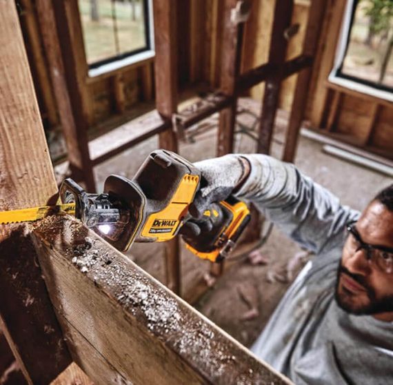 Пила сабельная аккумуляторная 18В бесщёточная DeWALT DCS369NT | Зображення 5