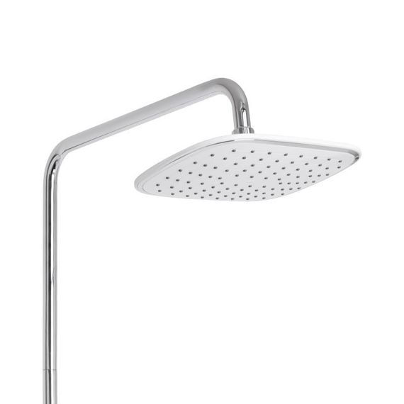 Душевая система универсальная Qtap Grand на три потребителя (с изливом) QTGRAWCR1004 Chrome/White | Зображення 6