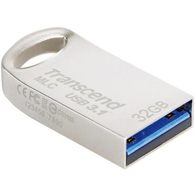 USB флеш накопичувач Transcend 32GB JetFlash 720 Silver Plating USB 3.1 (TS32GJF720S) | Зображення 2