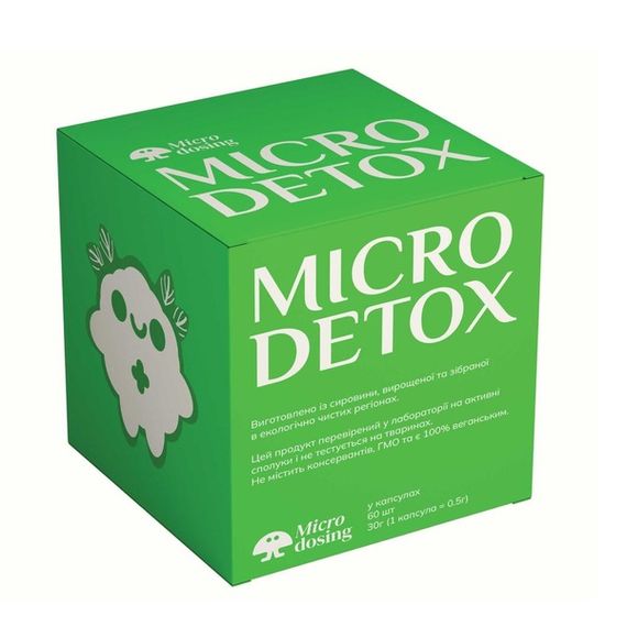 Грибний комплекс Microdosing Micro Detox 60 Caps