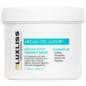 Маска для волос Luxliss Argan Oil Moistuire Repair Therapy Mask (400 ml)