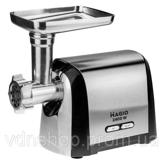 Електрична настільна м'ясорубка з насадками Magio MG-269 2400 W, М'ясорубки з реверсом IW-38 | Зображення 4