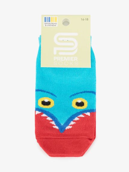 Шкарпетки короткі для хлопчика PremierSocks 16Д-32 14-16 Блакитний shop (4820203391677) | Зображення 2