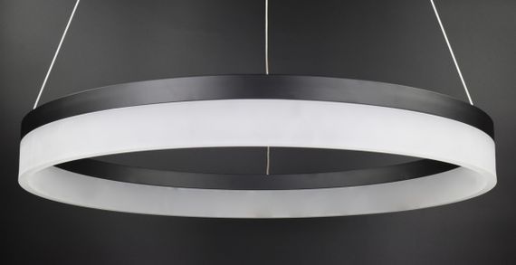 Люстра світлодіодна підвісна LED світильник для квартири на стелю лед 26751 Чорний 35-160х60х60 см. | Зображення 1