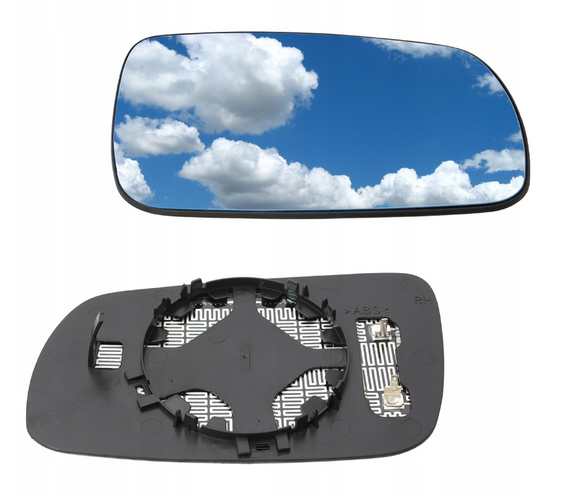 Skoda Octavia Tour (96-04) вкладиш вставка дзеркала правий з підігрівом, Шкода Октавія Тур