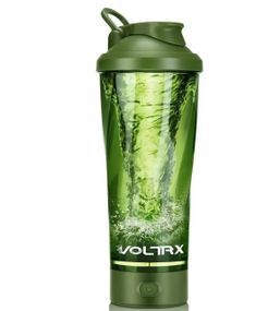 Шейкер спортивний електричний VOLTRX VortexBoost 600 мл Tritan Green (Vortex_Green)
