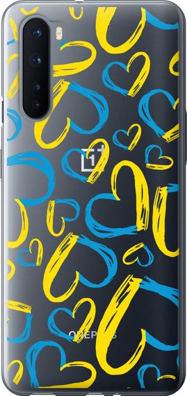 Чехол на OnePlus Nord Сердца UA "5292u-2046-17620"