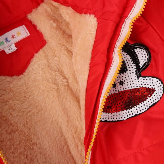 Куртка дитяча для дівчинки демісезонна червона з капюшоном XL, 2XL | Зображення 2