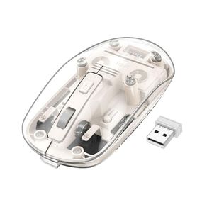 Бездротова Миша Hoco GM29 Mysterious dual-mode (2.4G+ Bluetooth) silent Колір Бiлий