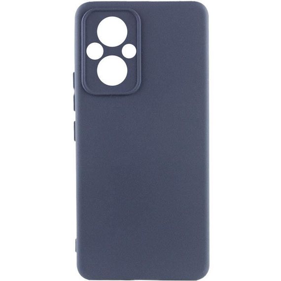 Чохол Silicone Cover Ummi Lakshmi Full Camera (AA) для Xiaomi Poco M5 Синій / Midnight Blue
