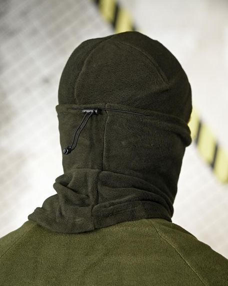 Флісовий комплект 3в1 шапка баф рукавички тактичний зимовий набір для військових теплий одяг для зими | Зображення 6