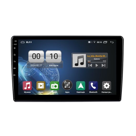 Штатна магнітола серії QIV Q1 під Toyota Coaster 2015+ (W2) 10 дюймів