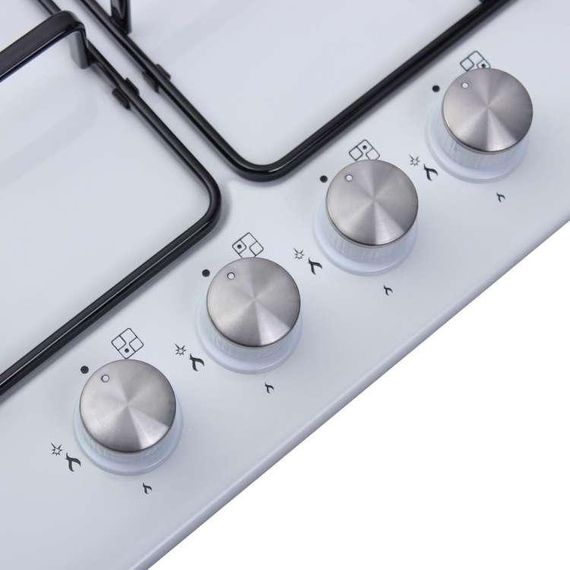 Газова варильна поверхня VENTOLUX HG640 B2 S (WH) біла | Зображення 4