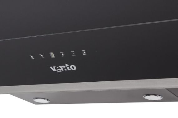 Кухонная наклонная вытяжка черная Ventolux  ROMANIA 60 BK/MP (750) TRC | Зображення 3