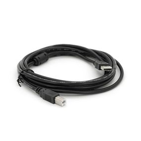 Кабель USB 2.0 AM/BM,3.0m,1 феррит,черный,Пакет Q200