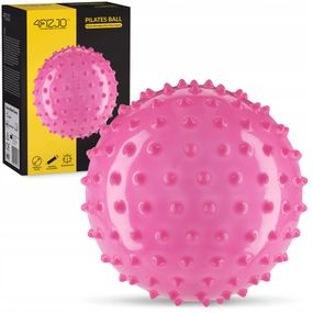 М'яч для пілатесу, йоги, реабілітації 4FIZJO 20 см (масажний) Pink (P-5905973402347)
