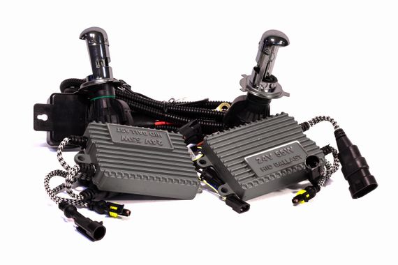 Комплект биксенона КВАНТ H4 4300К 24v с блоками AC